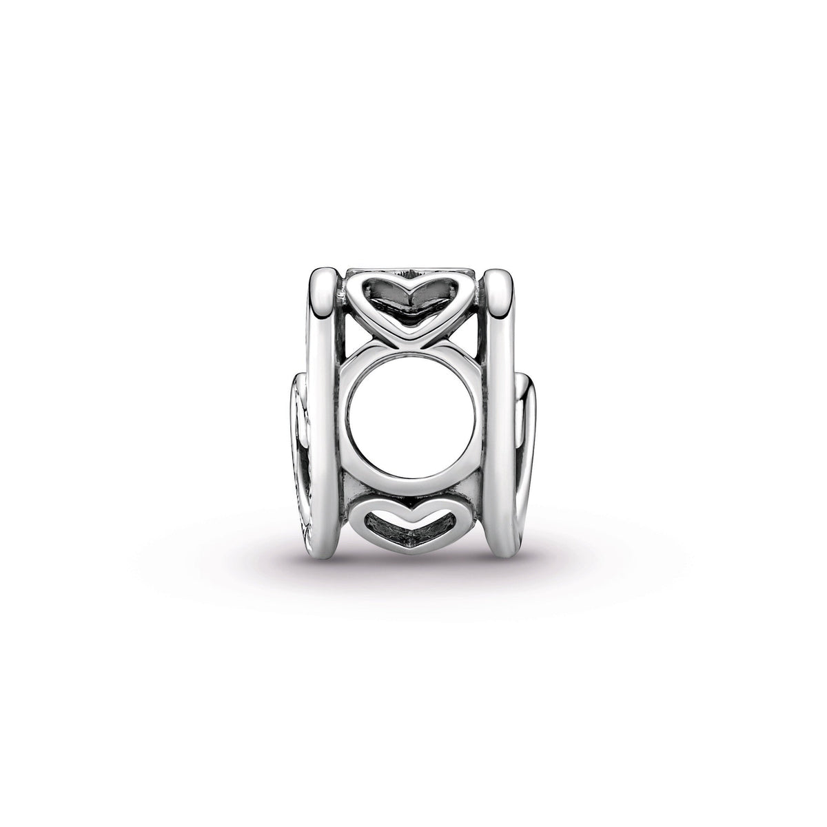 Charm – Sterling Silver – Entwined Infinite Hearts