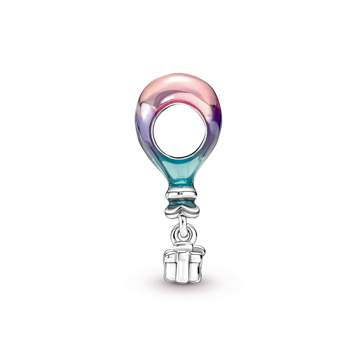 Charm – Sterling Silver – Happy Birthday Hot Air Balloon