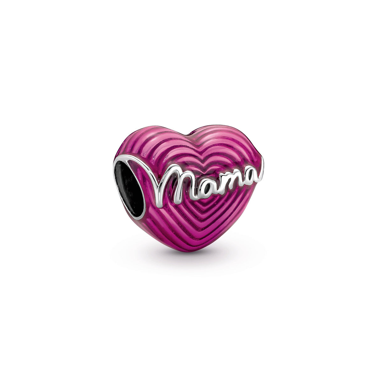 Charm – Sterling Silver – Radiating Love Mama Heart