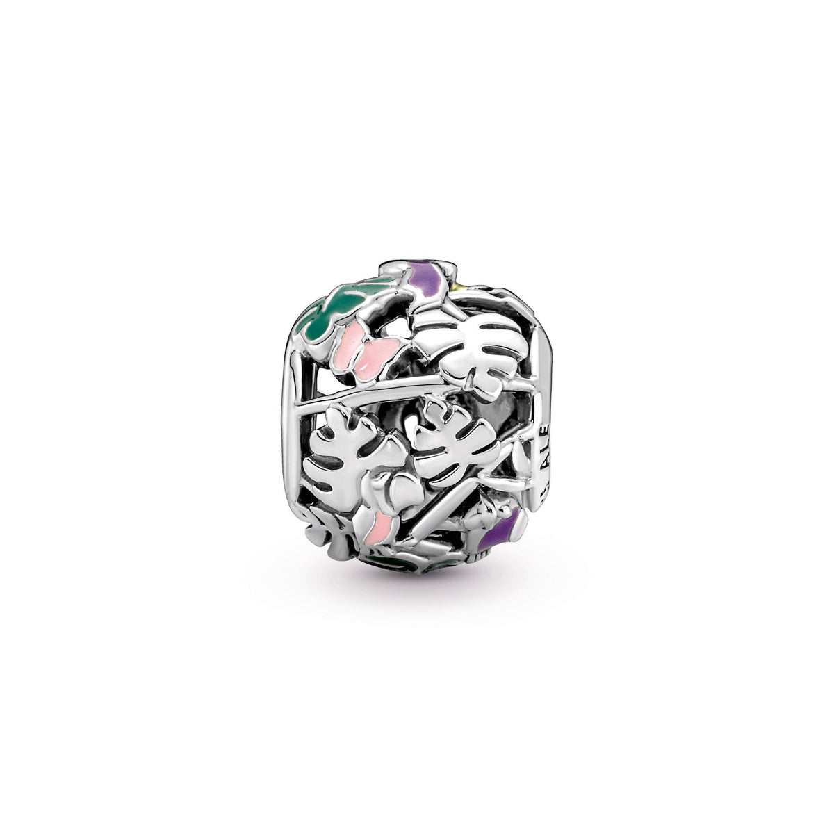 Charm – Sterling Silver – Jungle Creatures & Leaves