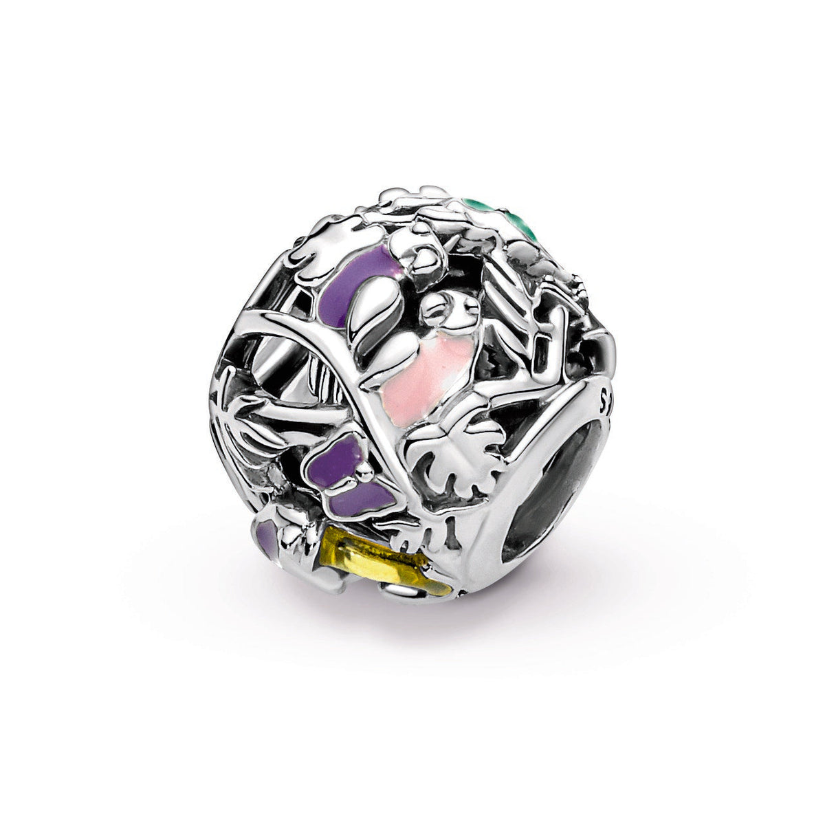 Charm – Sterling Silver – Jungle Creatures & Leaves