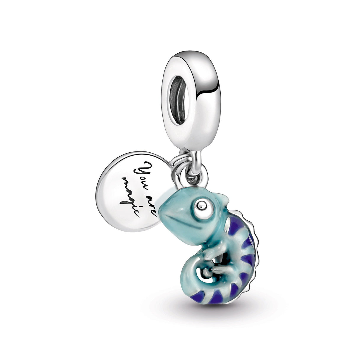 Dangle Charm – Sterling Silver – Colour-changing Chameleon