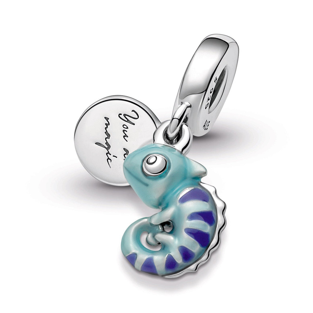 Dangle Charm – Sterling Silver – Colour-changing Chameleon