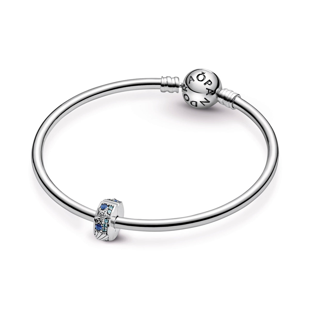 Clip Charm – Sterling Silver – Tropical Starfish & Shell