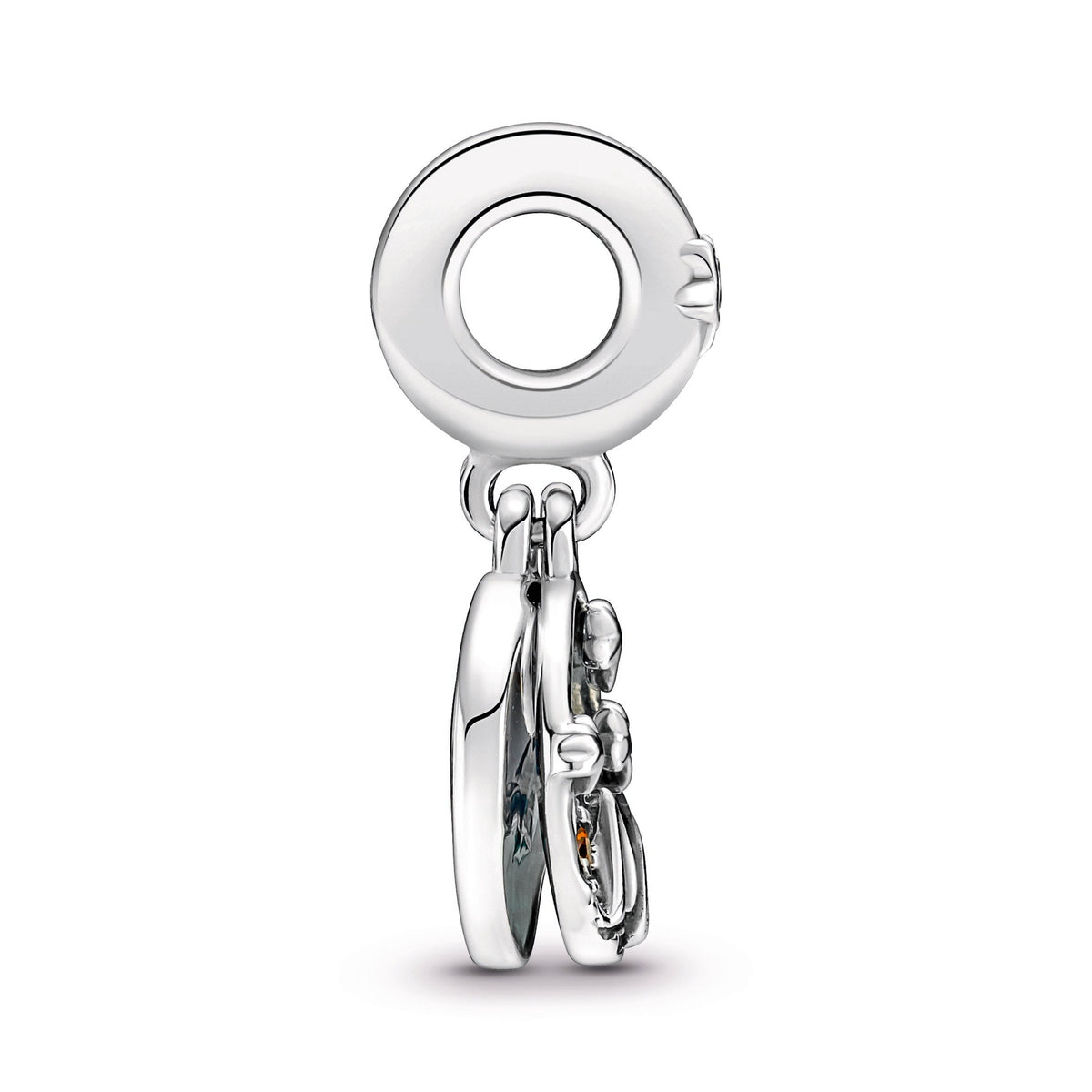 Dangle Charm – Sterling Silver – Camping Night Sky Double