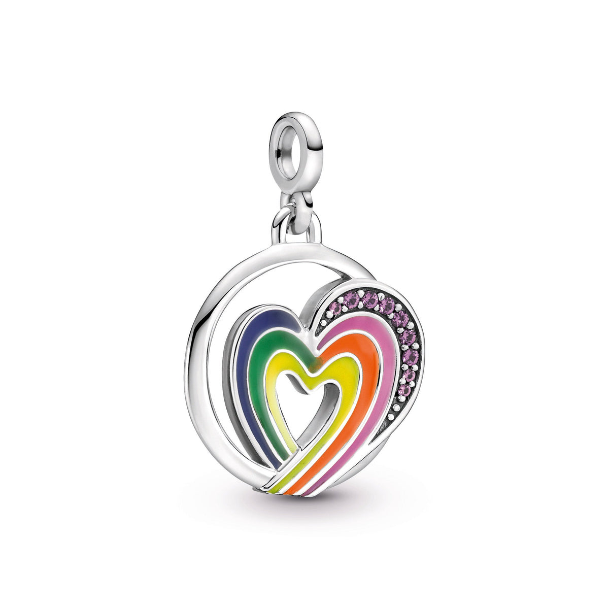 Bracelet – Sterling Silver – Pandora ME Rainbow Heart Styled Set