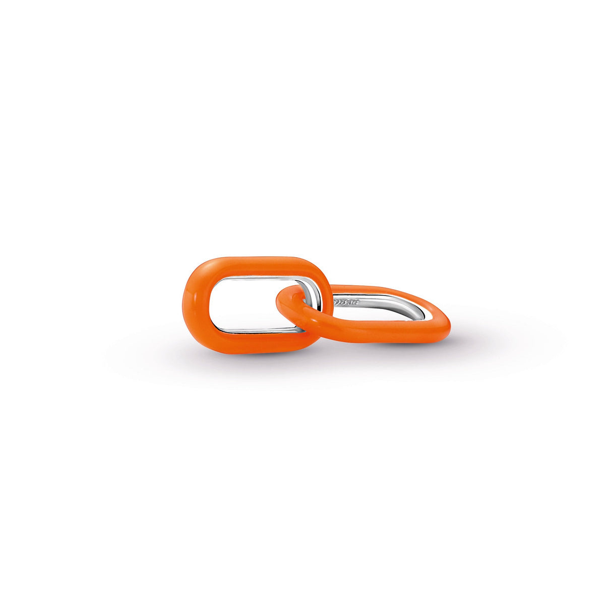 Bracelet – Sterling Silver – Pandora ME Styling Bright Orange Double Link
