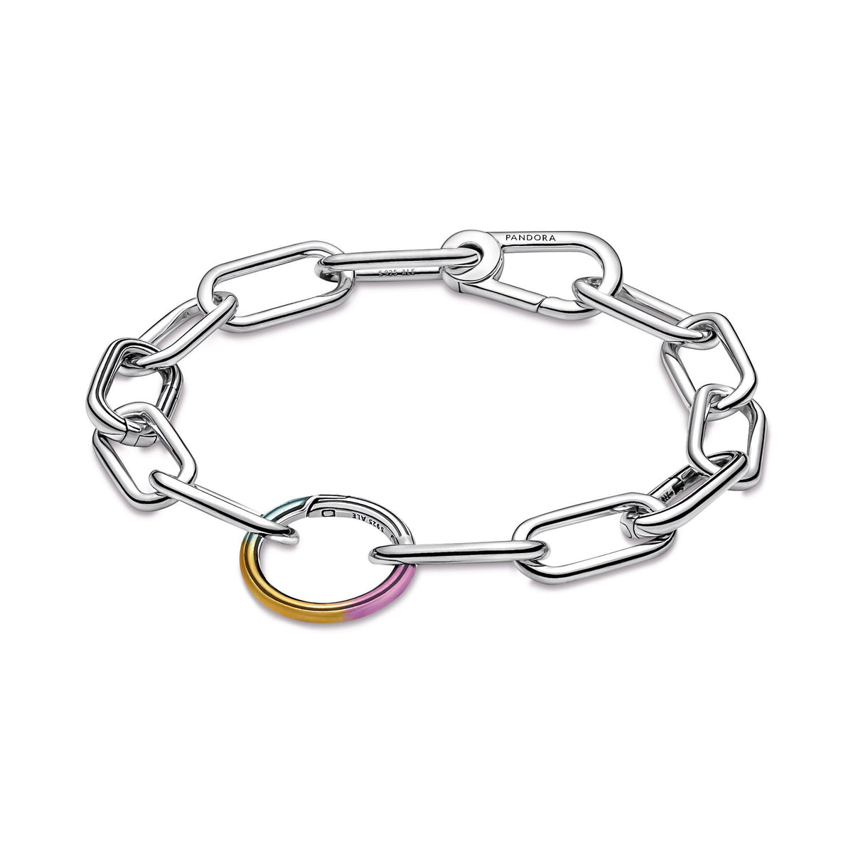 Bracelet – Sterling Silver – Pandora ME Tie-dye Styling Round Connector