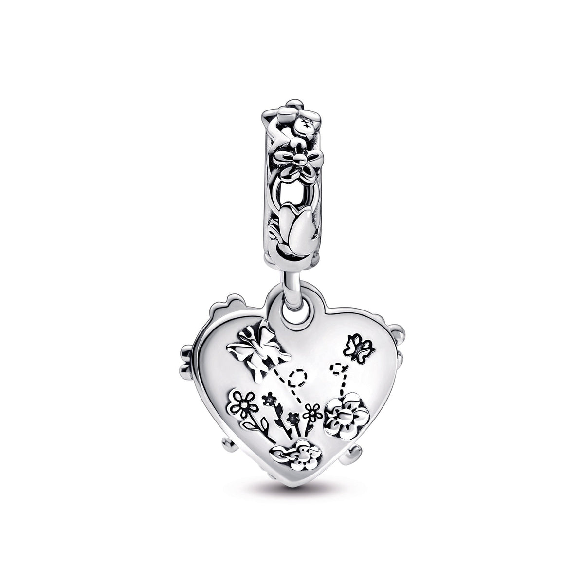 Dangle Charm – Sterling Silver – Disney Winnie the Pooh & Piglet Double