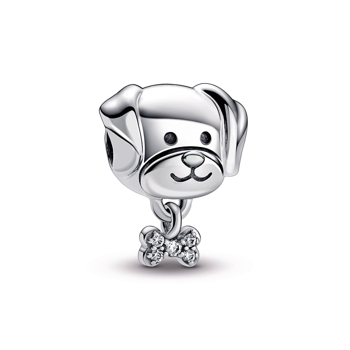 Charm – Sterling Silver – Pet Dog & Bone