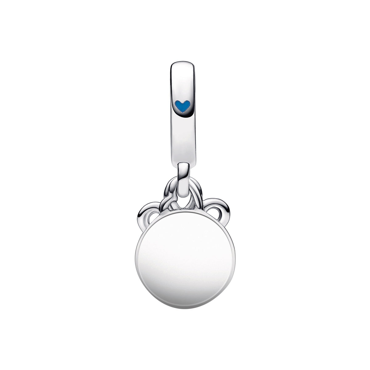 Dangle Charm – Sterling Silver – Blooming Flower Double
