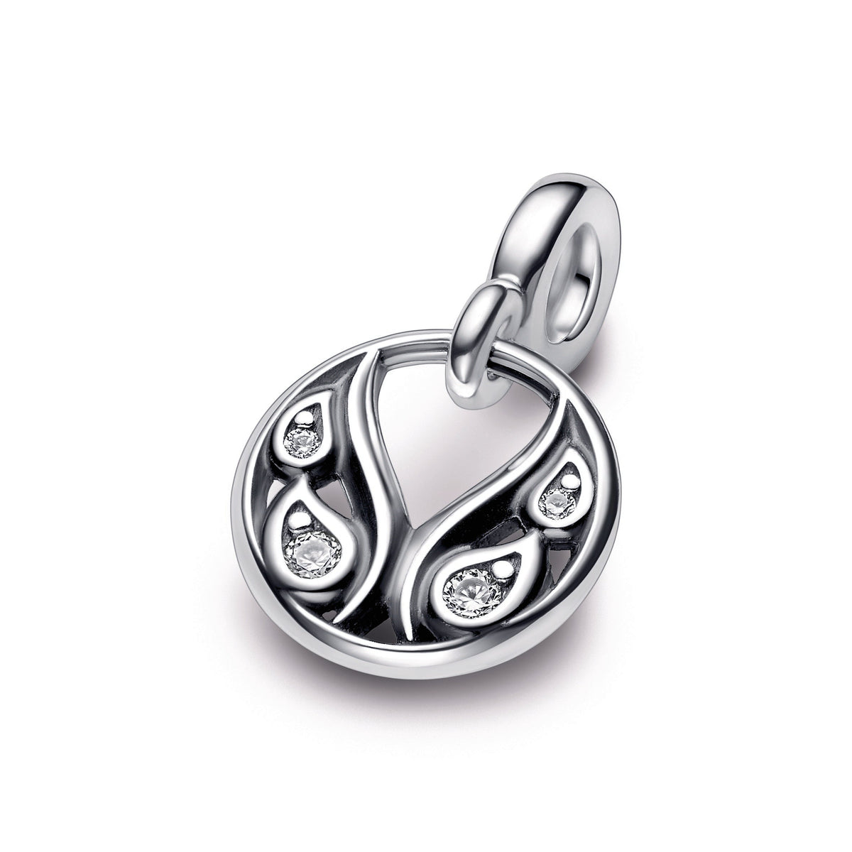 Charm – Sterling Silver – Pandora ME Burning Wings Mini Dangle