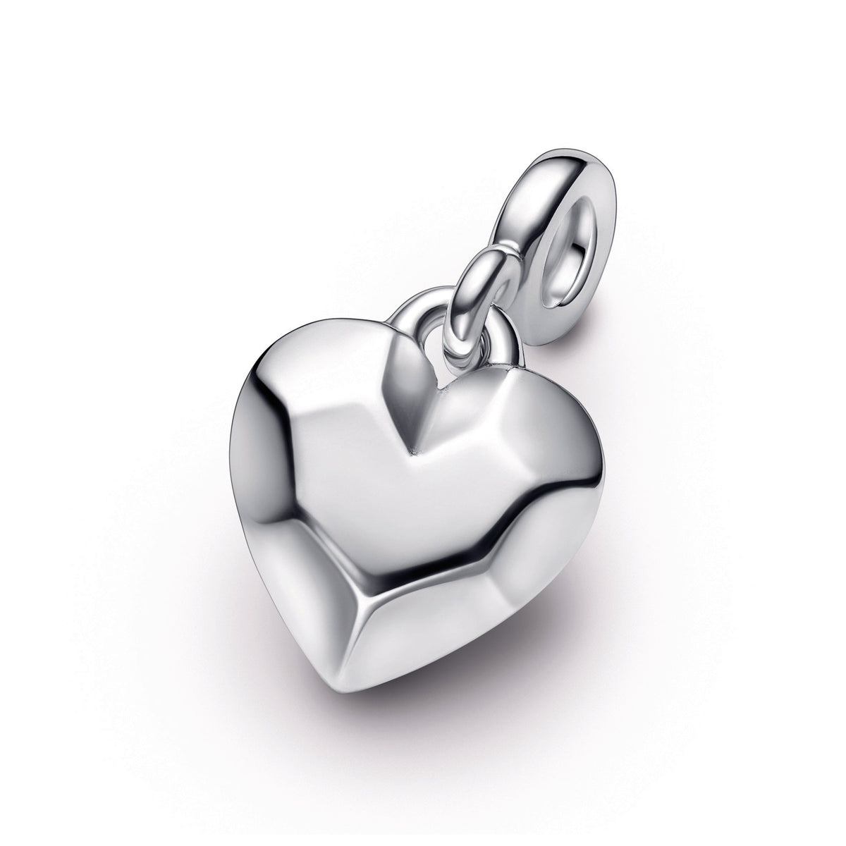 Charm – Sterling Silver – Pandora ME Faceted Heart Mini Dangle