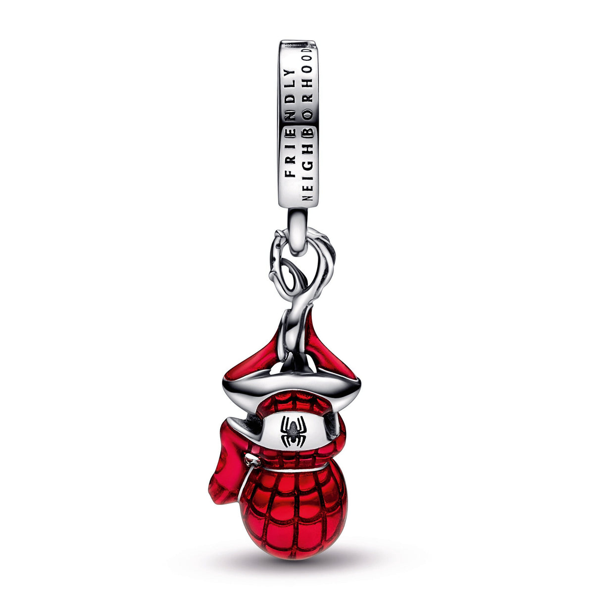 Dangle Charm – Sterling Silver – Marvel Hanging Spider-Man