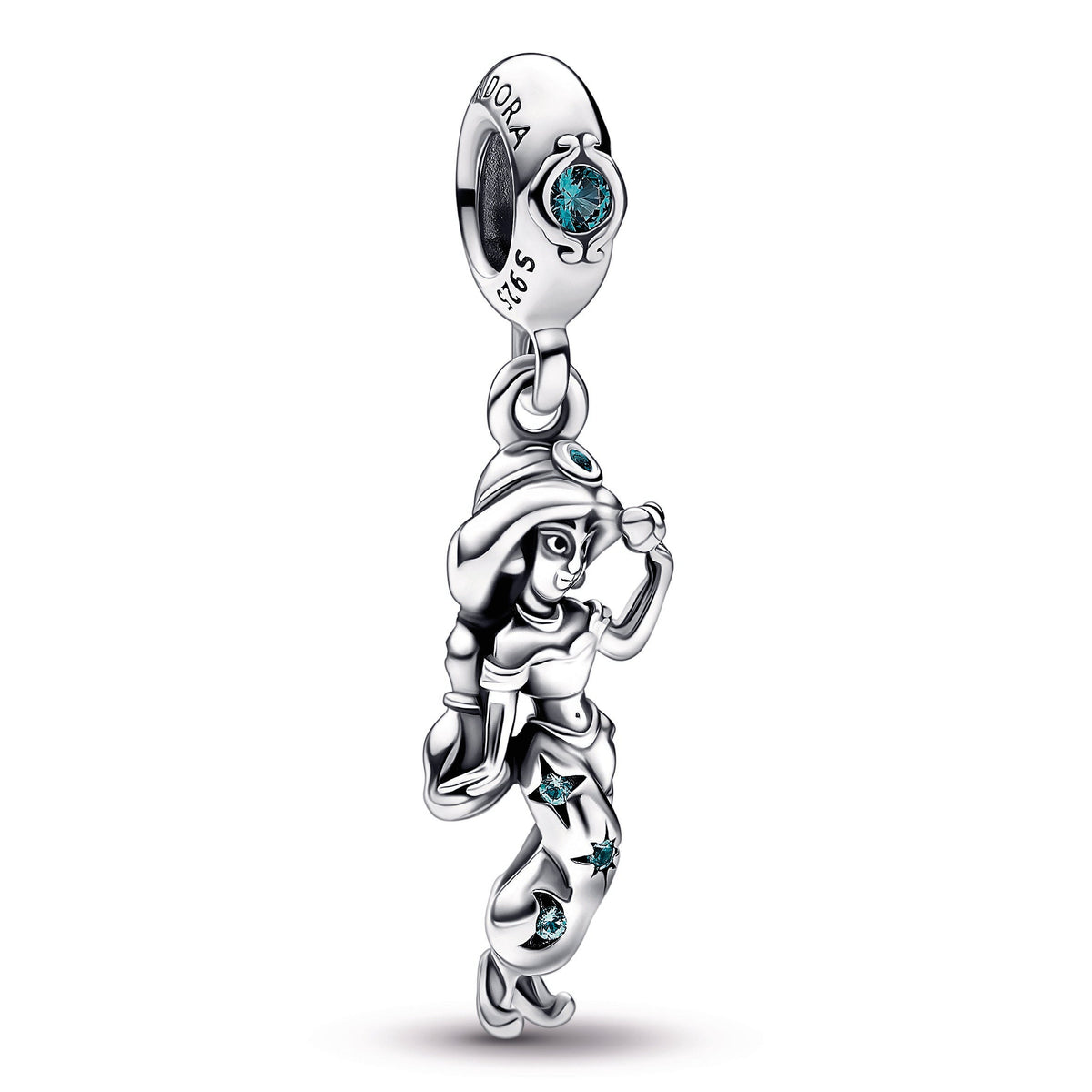 Dangle Charm – Sterling Silver – Disney Aladdin Princess Jasmine