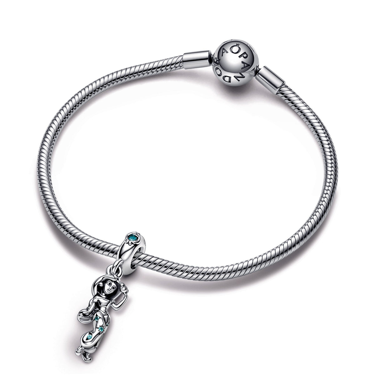 Dangle Charm – Sterling Silver – Disney Aladdin Princess Jasmine