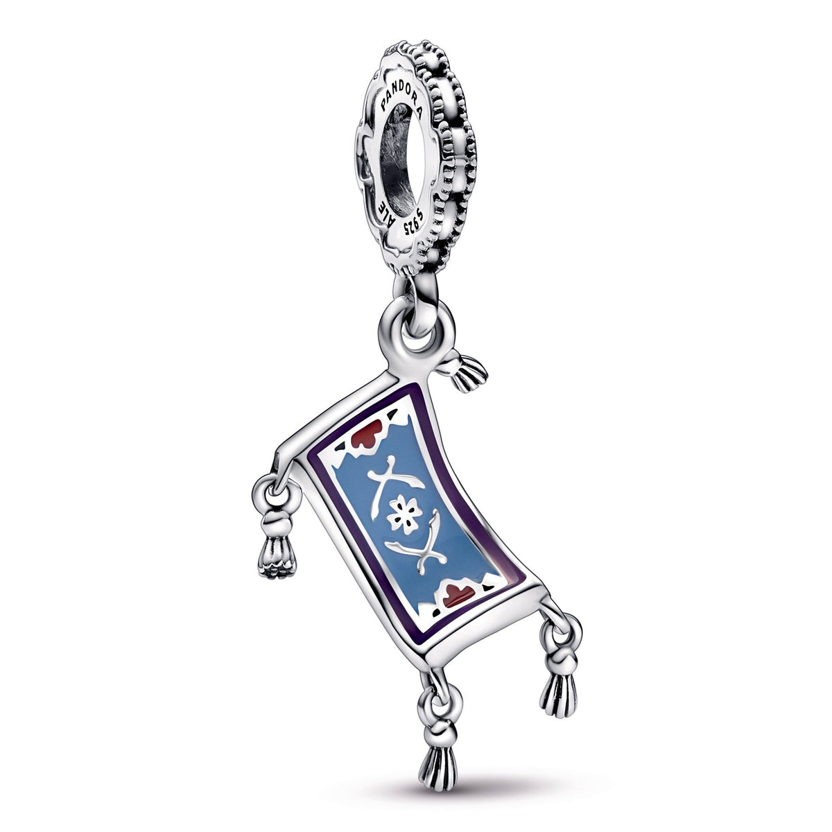 Dangle Charm – Sterling Silver – Disney Aladdin Magic Carpet