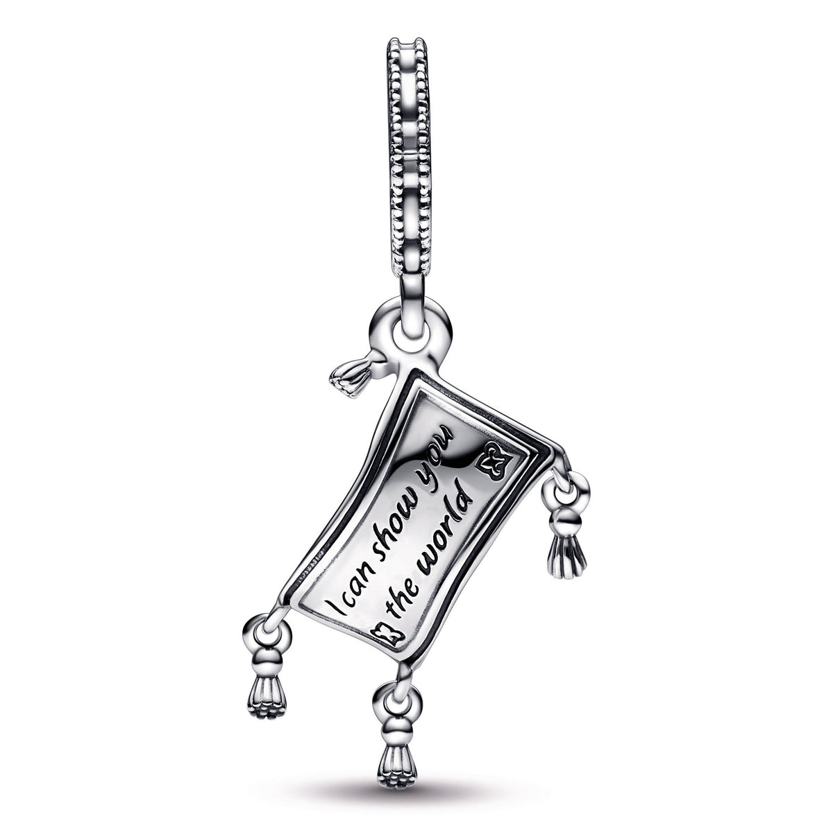Dangle Charm – Sterling Silver – Disney Aladdin Magic Carpet