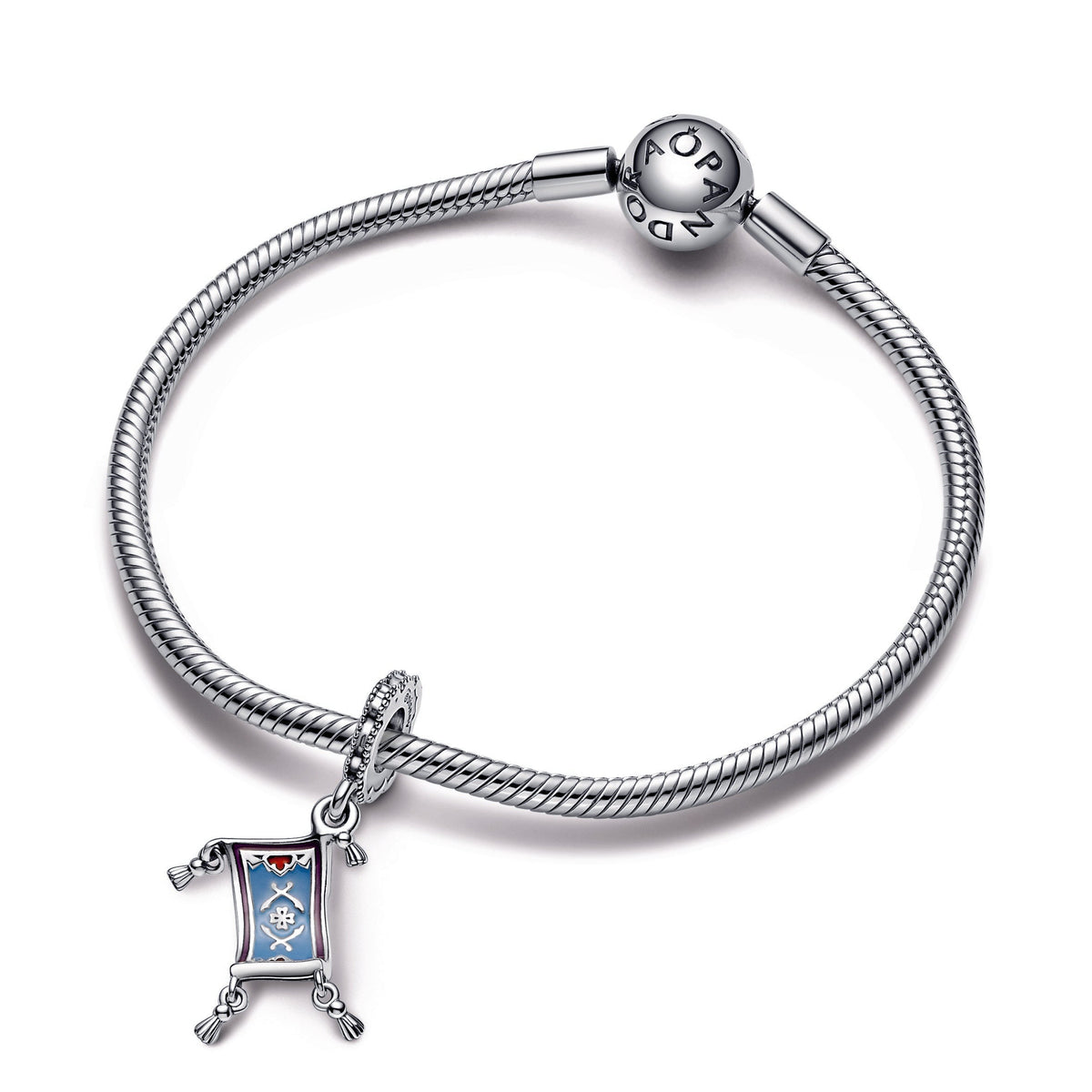Dangle Charm – Sterling Silver – Disney Aladdin Magic Carpet