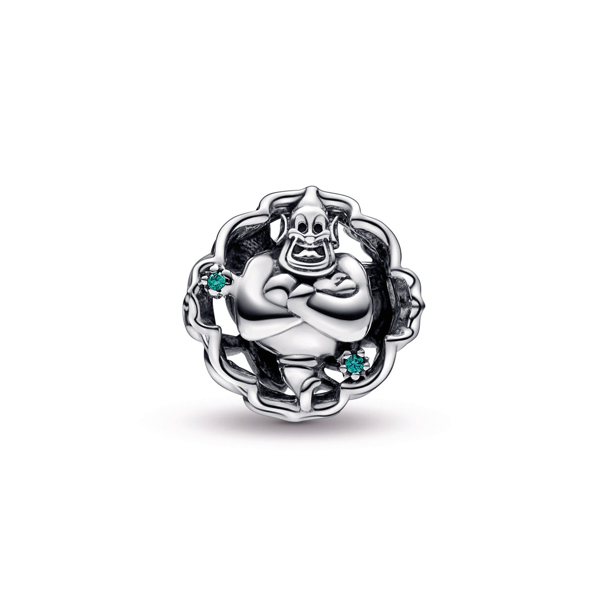 Charm – Sterling Silver – Disney Aladdin, Princess Jasmine & Genie Glow-in-the-dark