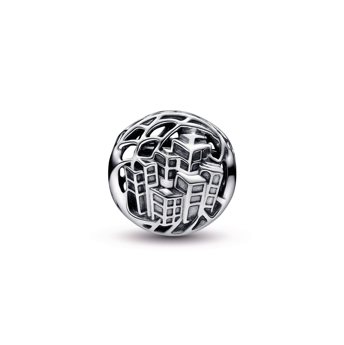 Charm – Sterling Silver – Marvel Spider-Man Soaring City