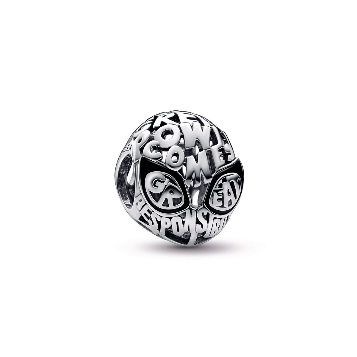 Charm – Sterling Silver – Marvel Spider-Man Mask