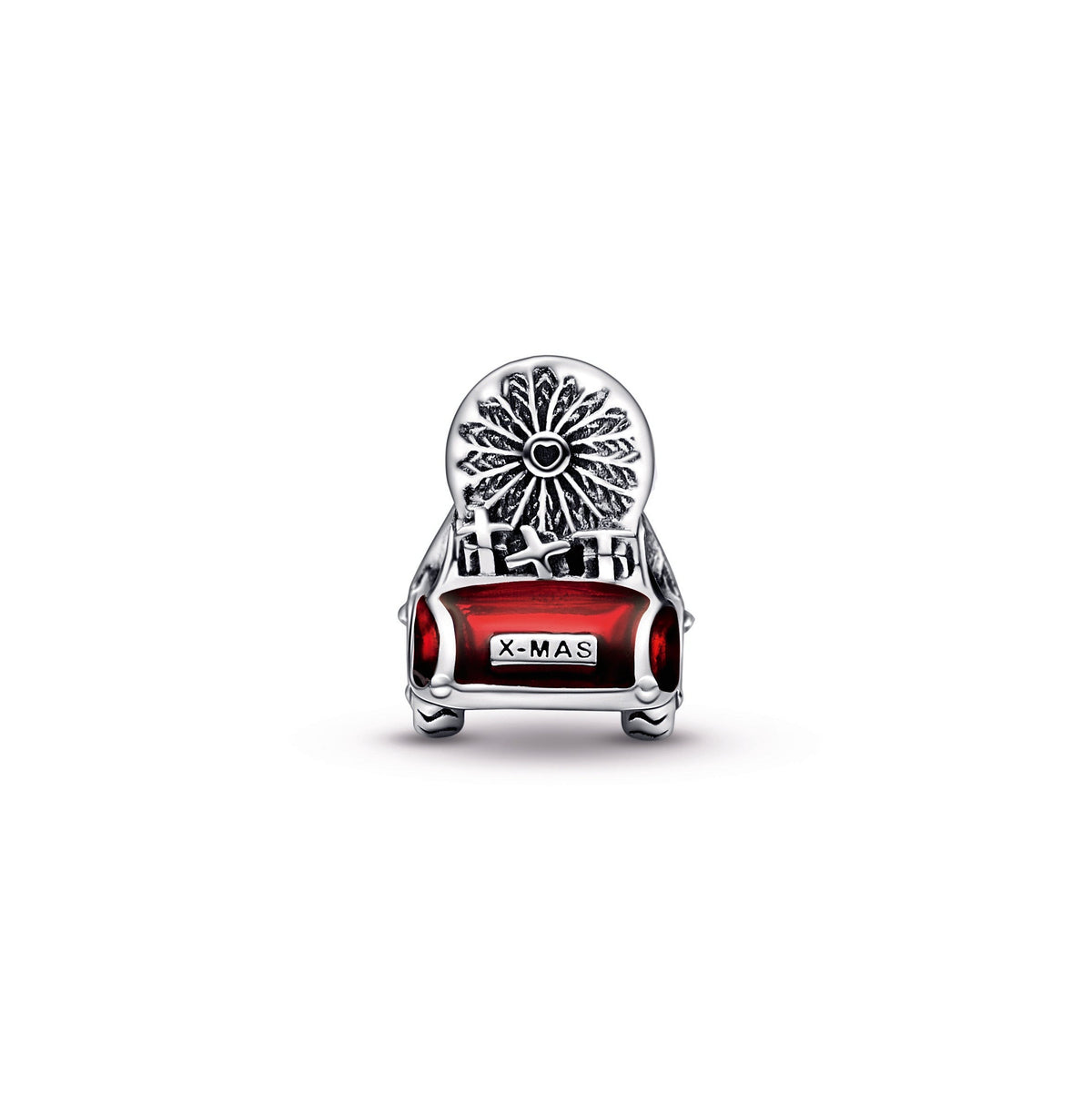 Charm – Sterling Silver – Festive Car & Christmas Tree