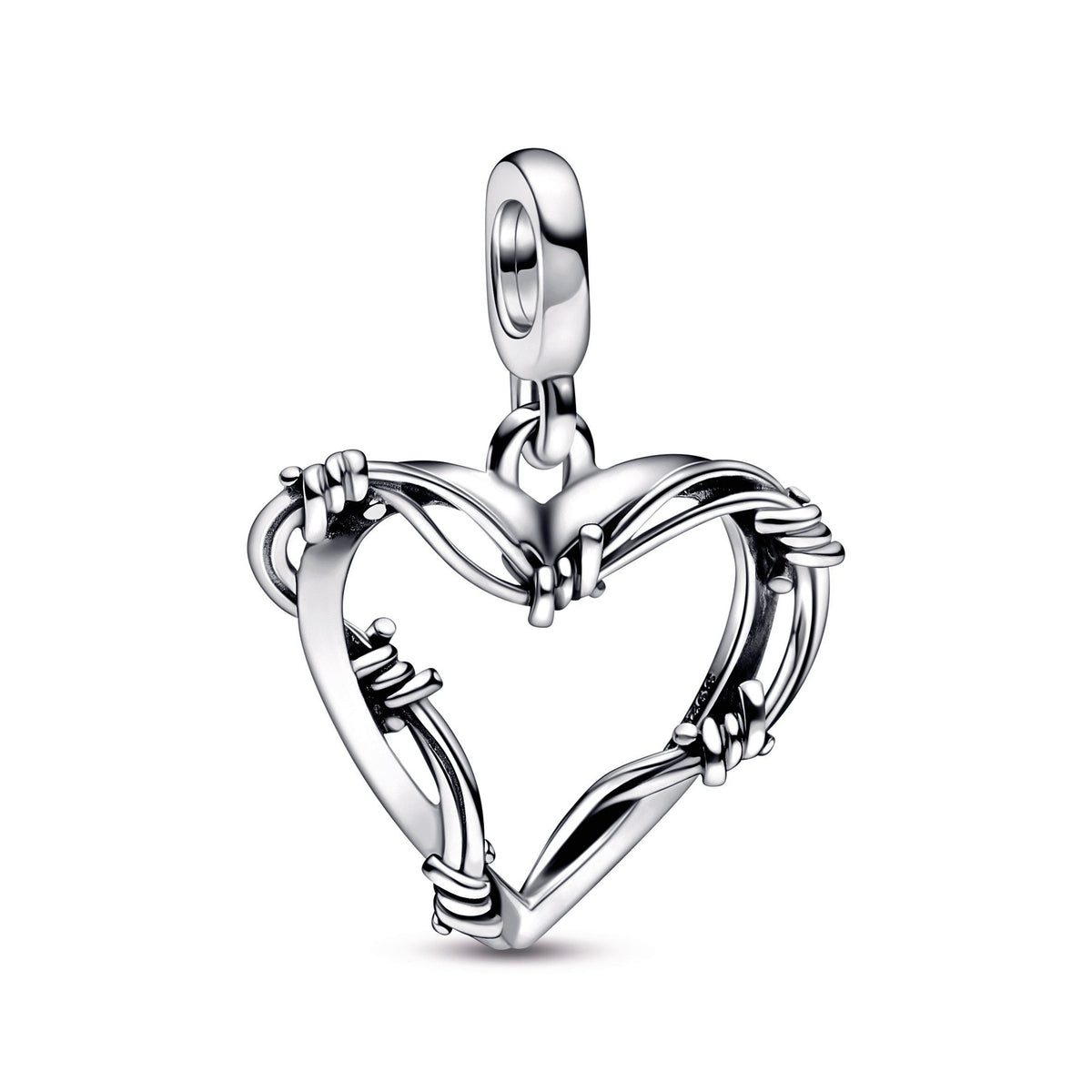 Charm – Sterling Silver – Pandora ME Wire Heart Medallion
