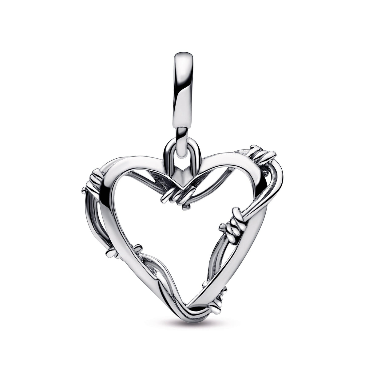 Charm – Sterling Silver – Pandora ME Wire Heart Medallion