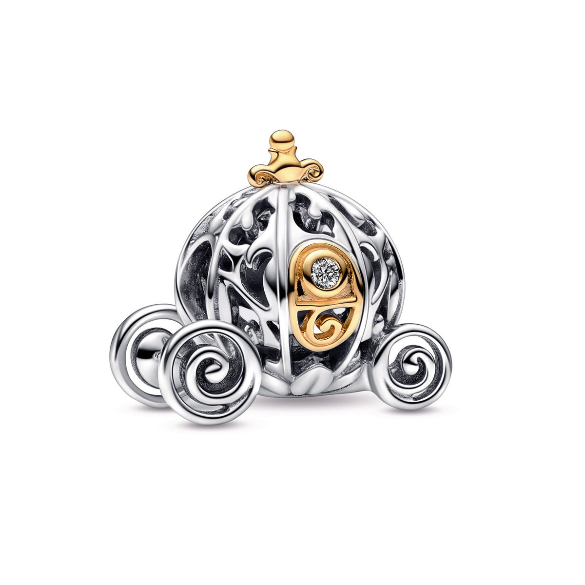 Charm – Sterling Silver – Disney 100th Anniversary Cinderella's Enchanted Carriage