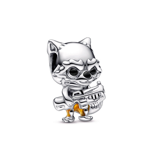 Charm – Sterling Silver – Marvel Guardians of the Galaxy Rocket Raccoon