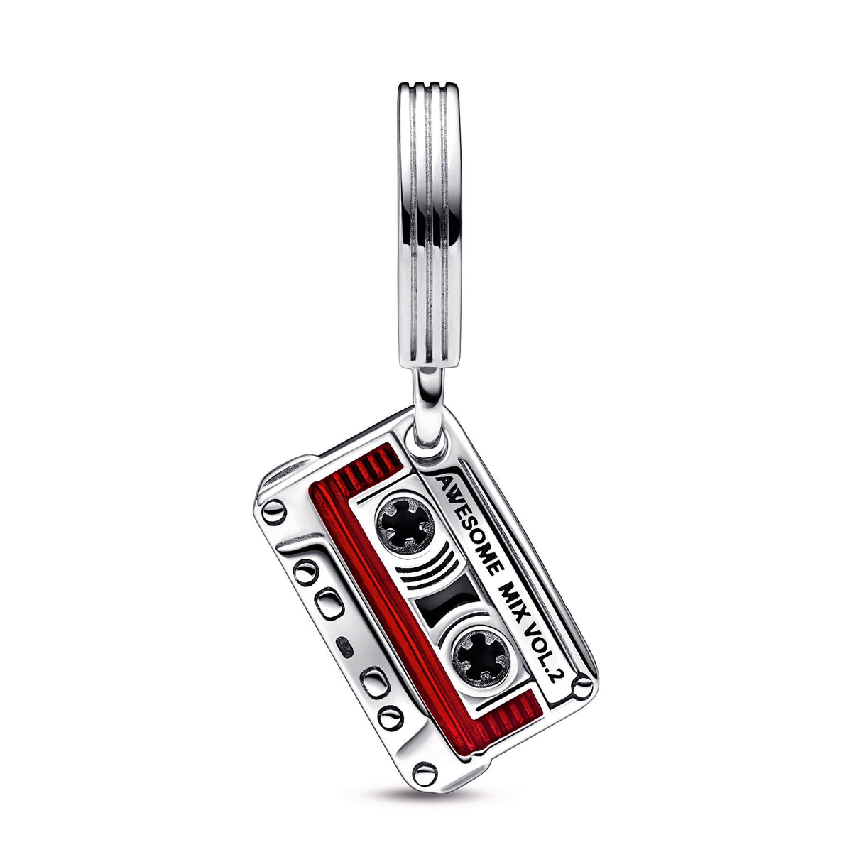 Dangle Charm – Sterling Silver – Marvel Guardians of the Galaxy Cassette Tape