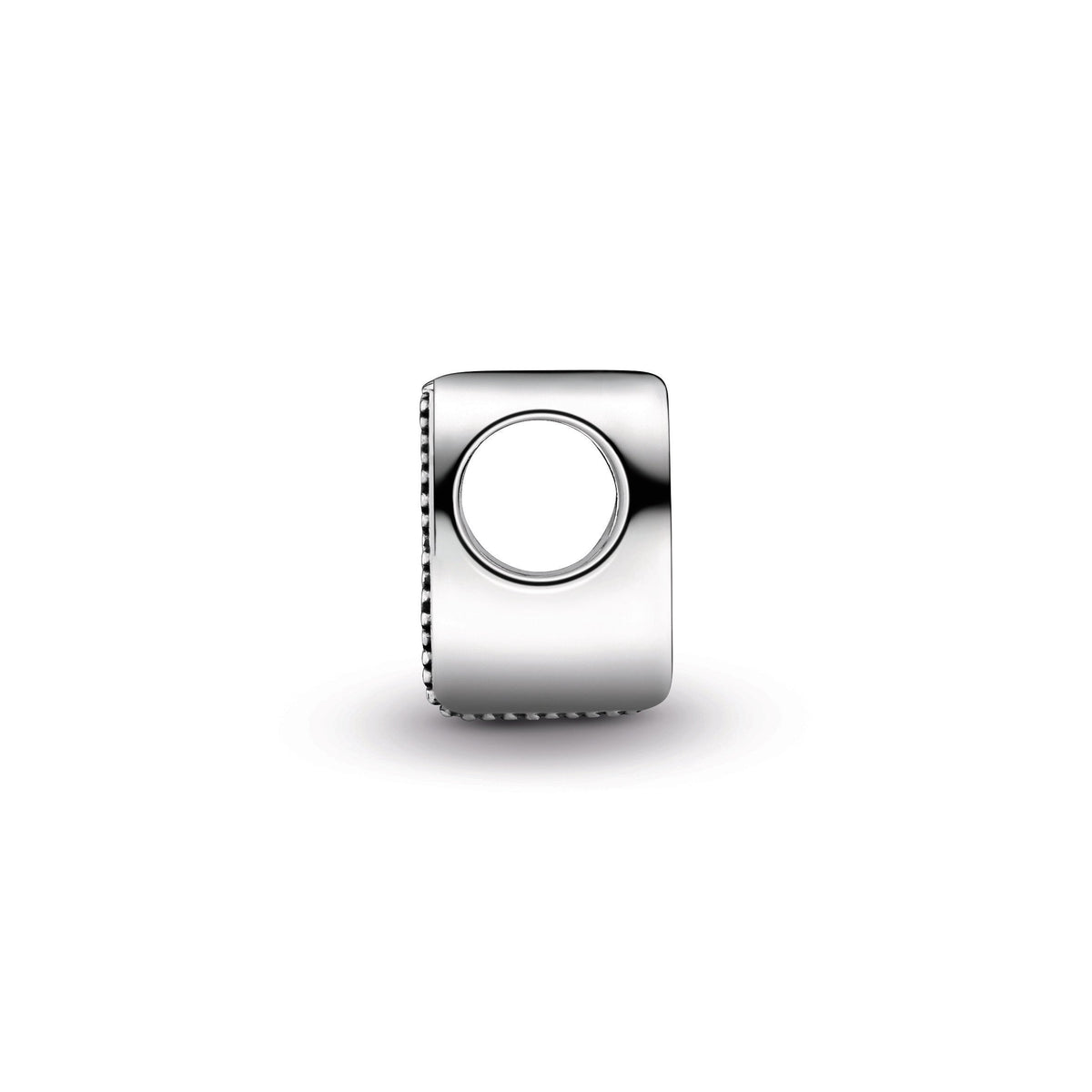 Charm – Sterling Silver – Letter N Alphabet