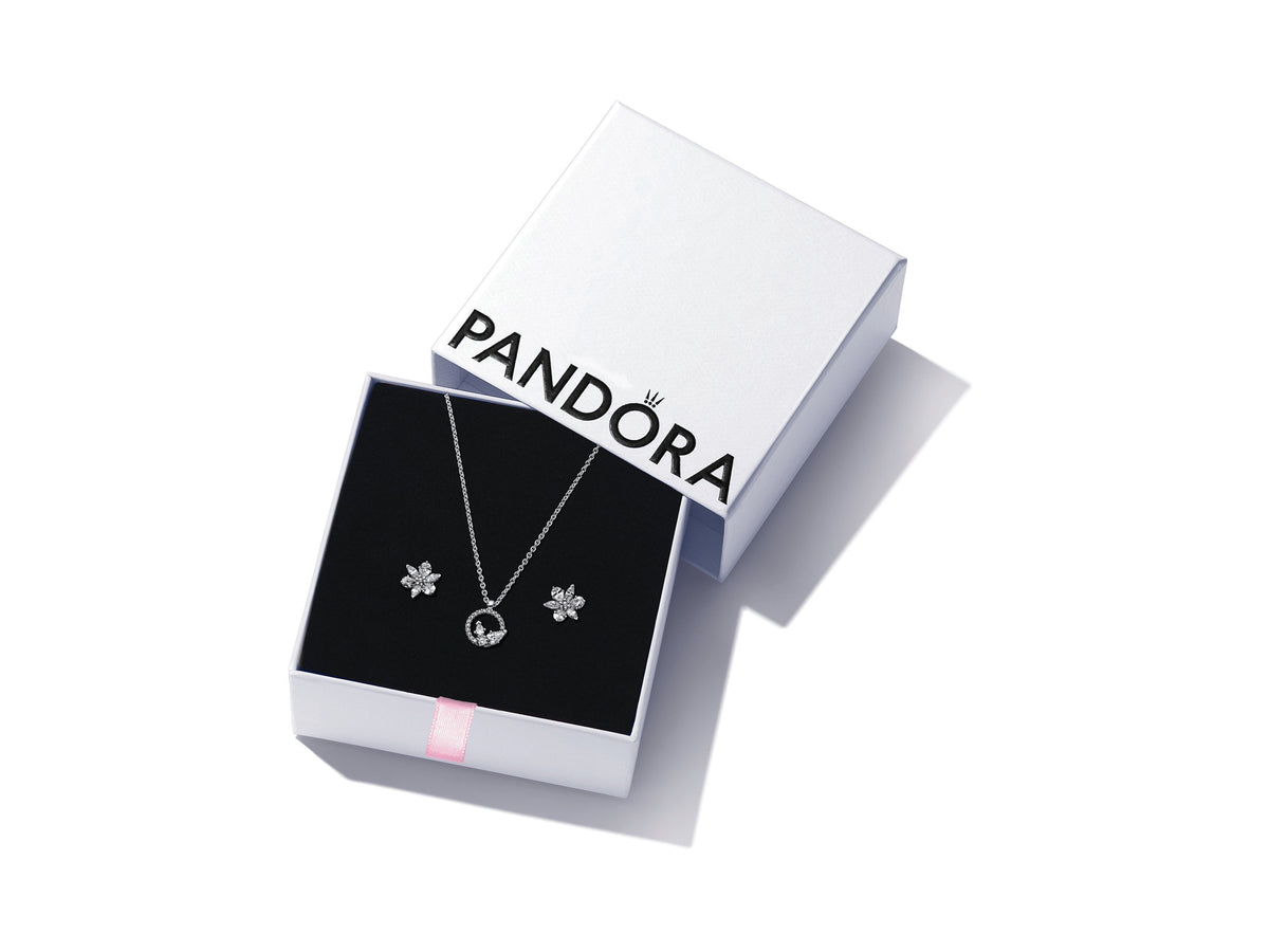 Necklace – Sterling Silver – Herbarium and Earring Gift Set
