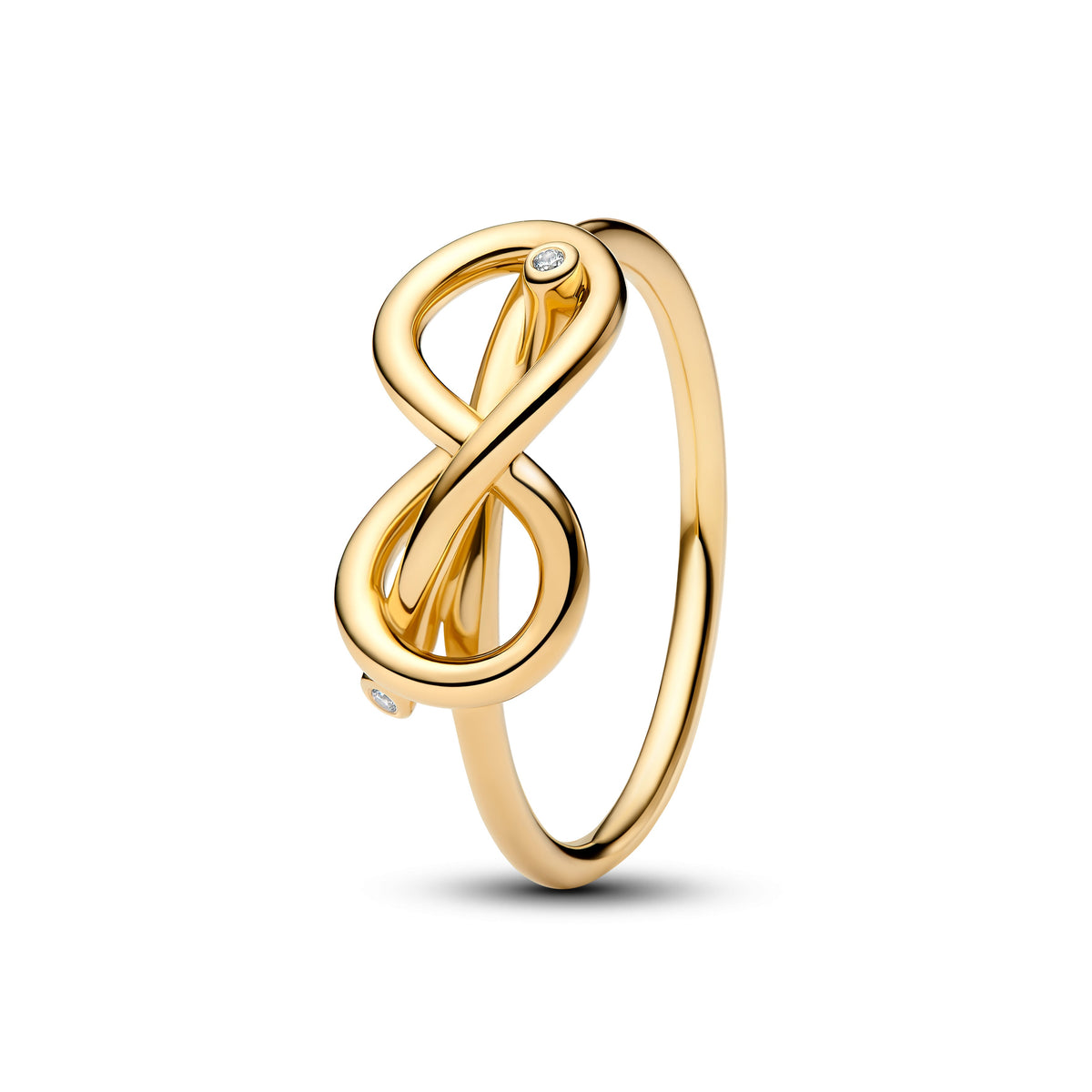 Ring – 14k Gold-Plated – Infinity Knot