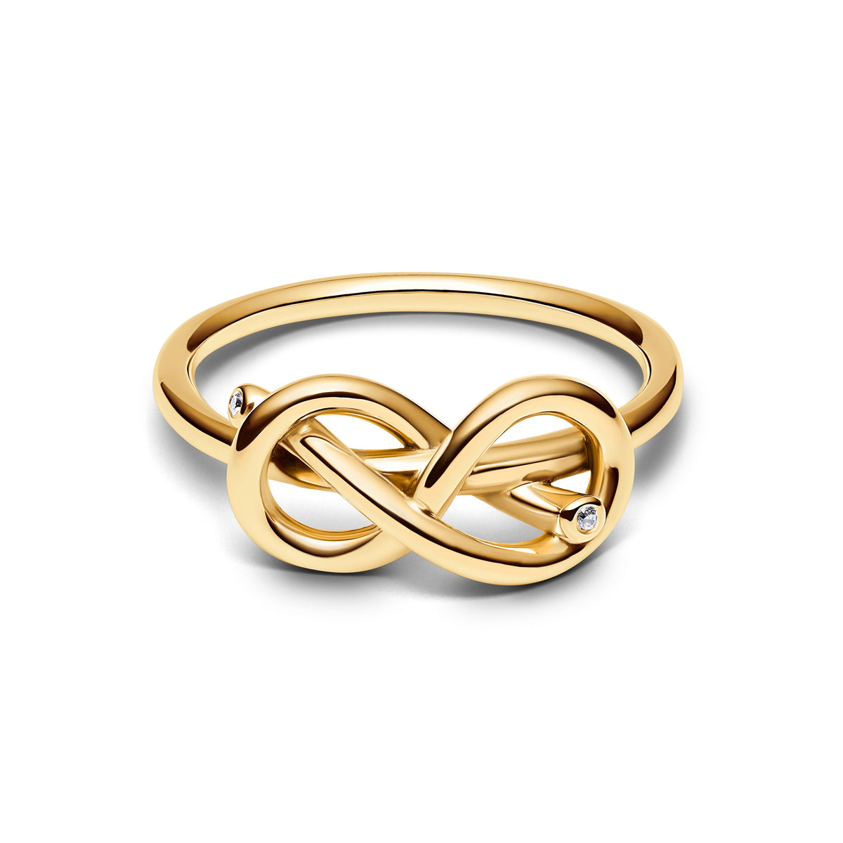 Ring – 14k Gold-Plated – Infinity Knot