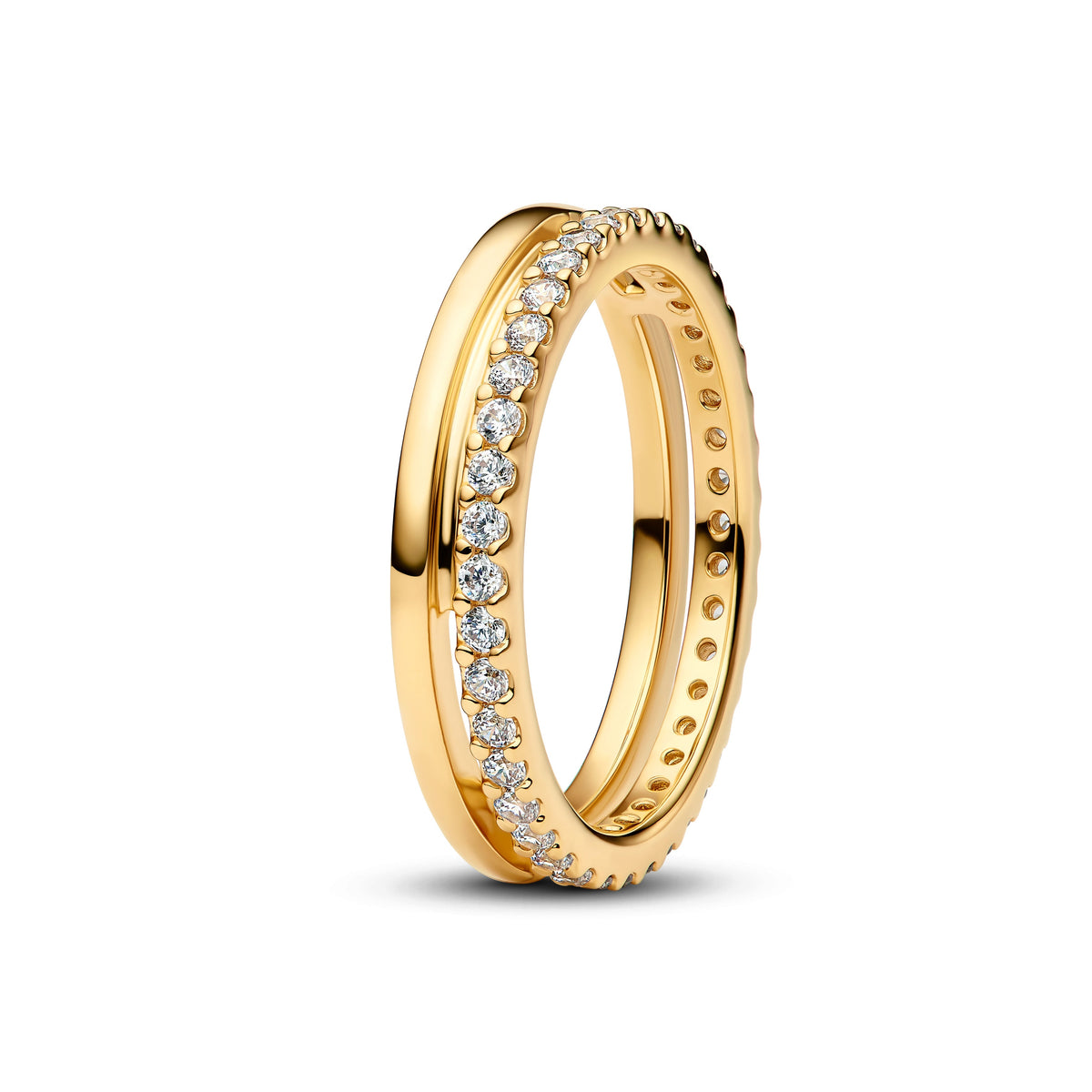 Ring – 14k Gold-Plated – Double Band