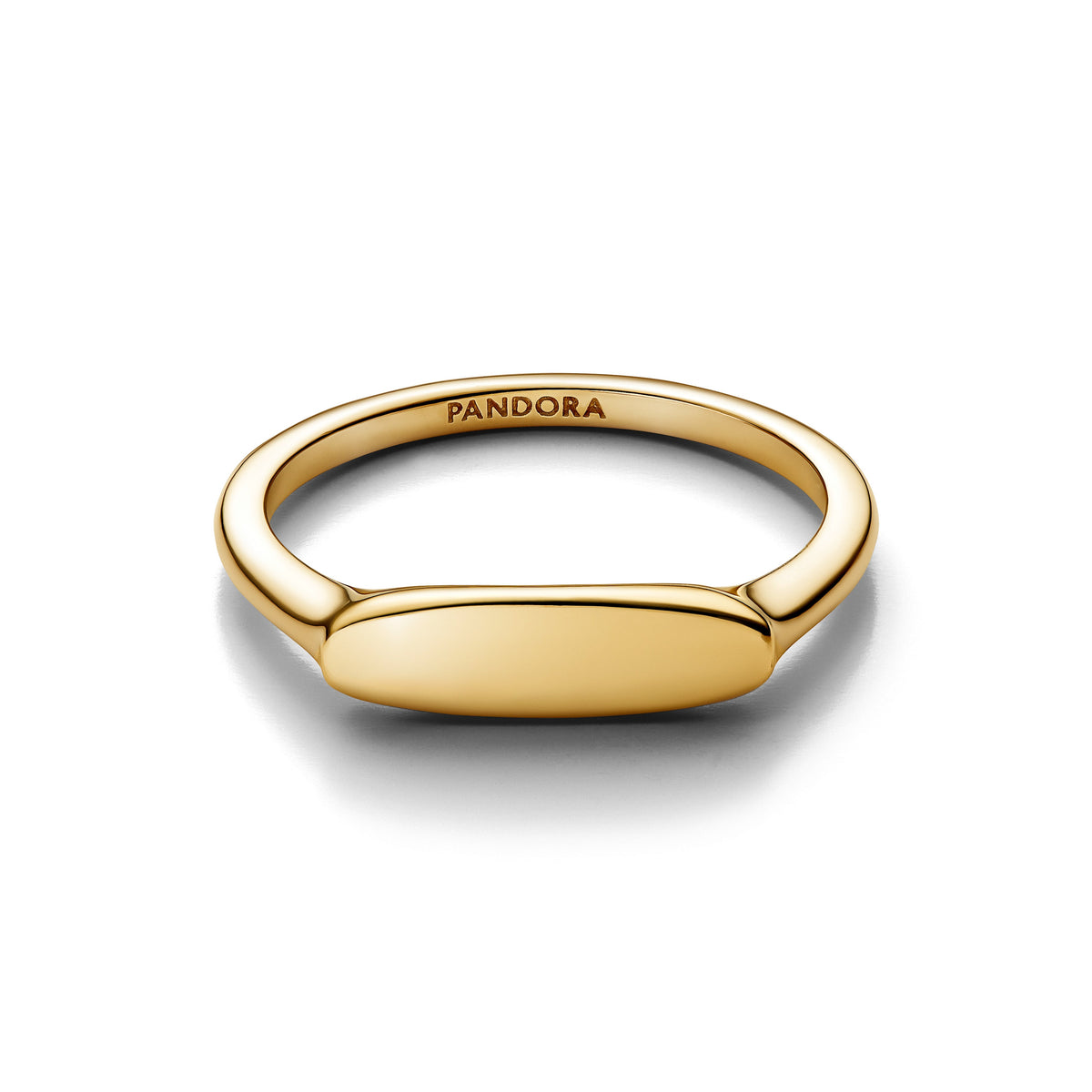 Ring – 14k Gold-Plated – Engravable Bar