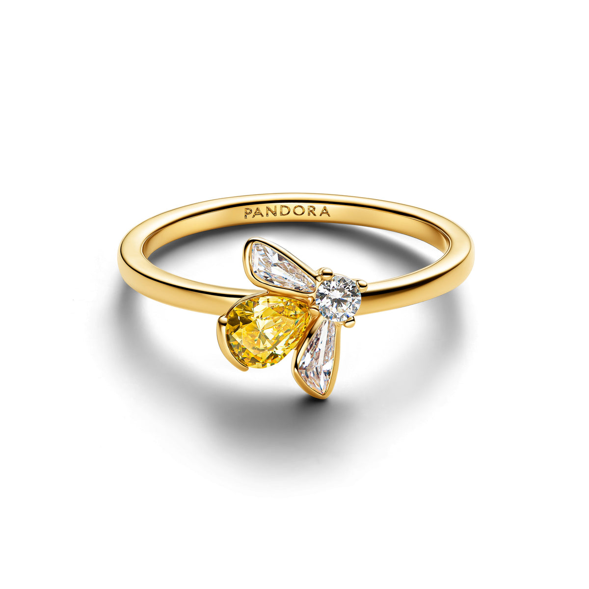 Ring – 14k Gold-Plated – Honey Bee