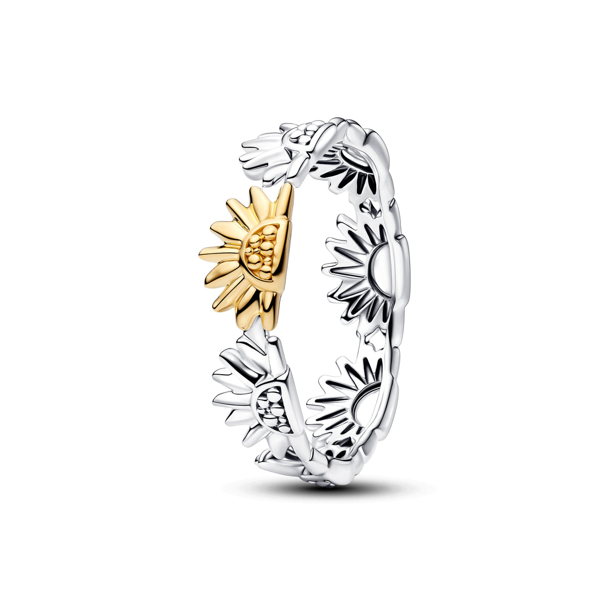 Ring – Sunflower Two-Tone Band