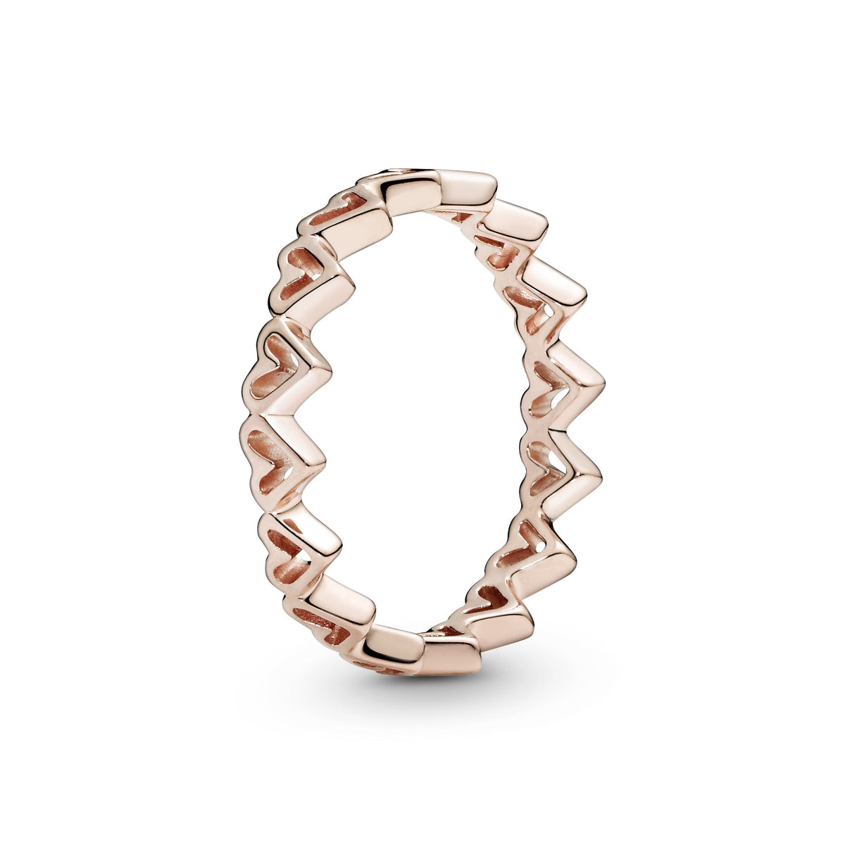 Ring – 14k Rose Gold-Plated – Freehand Hearts