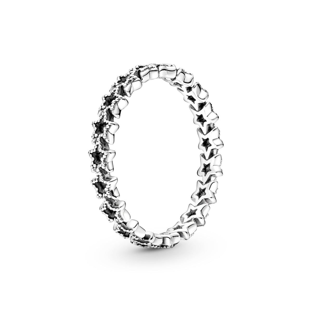 Ring – Sterling Silver – Band of Asymmetric Stars