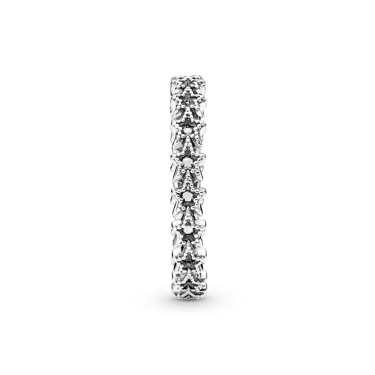 Ring – Sterling Silver – Band of Asymmetric Stars