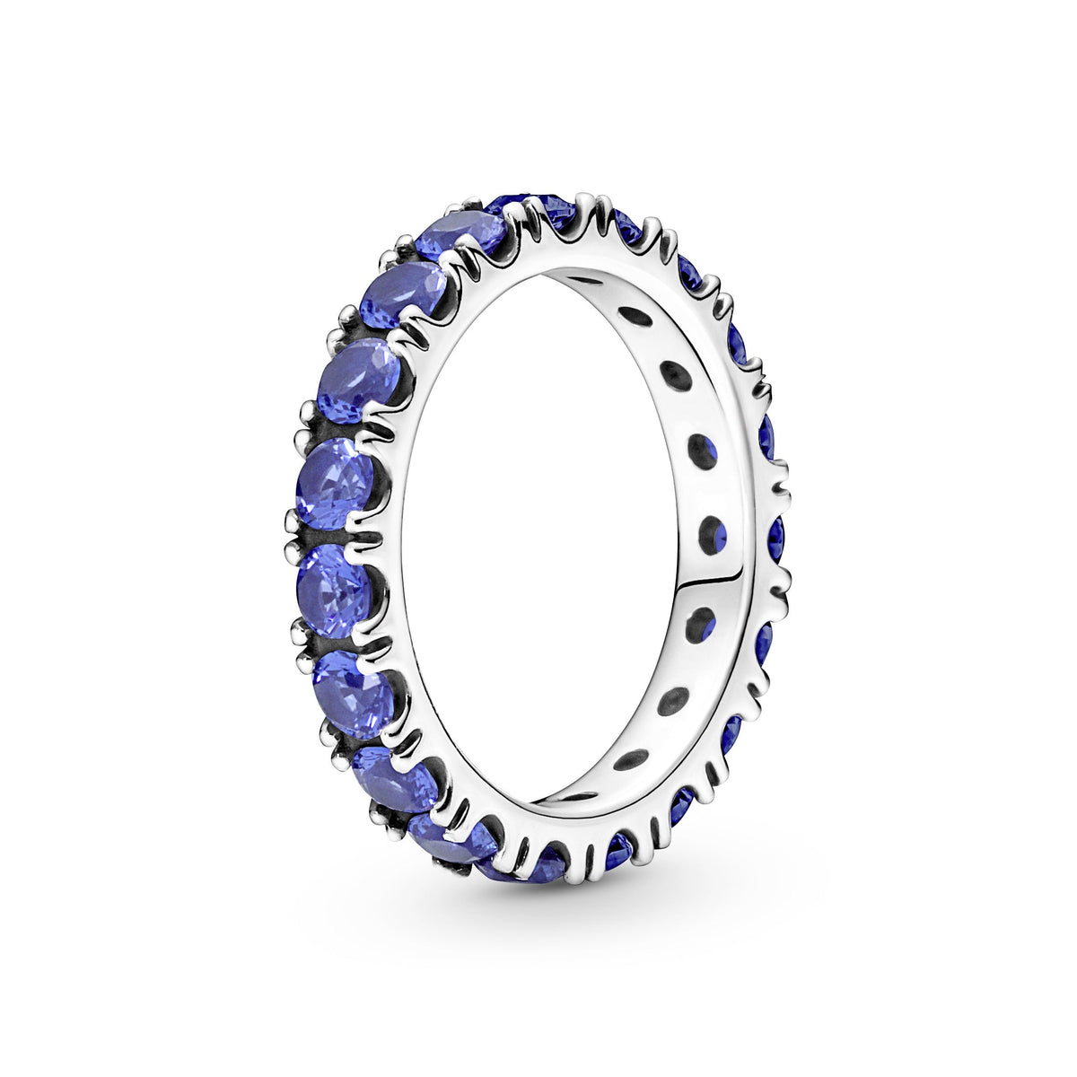 Ring – Sterling Silver – Sparkling Row Eternity