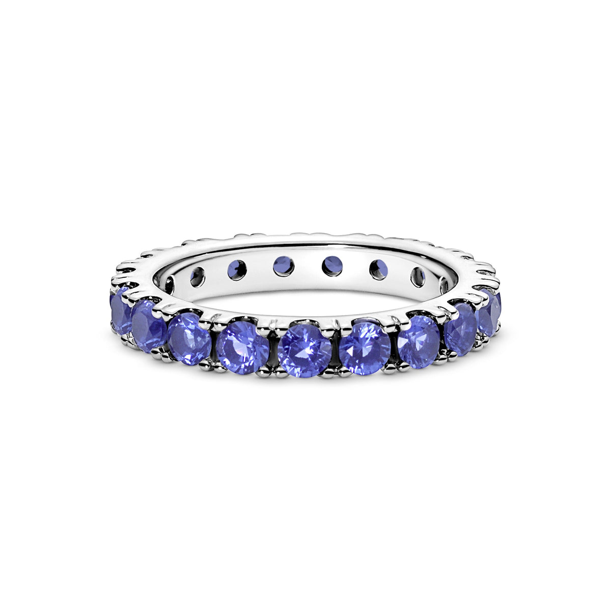 Ring – Sterling Silver – Sparkling Row Eternity