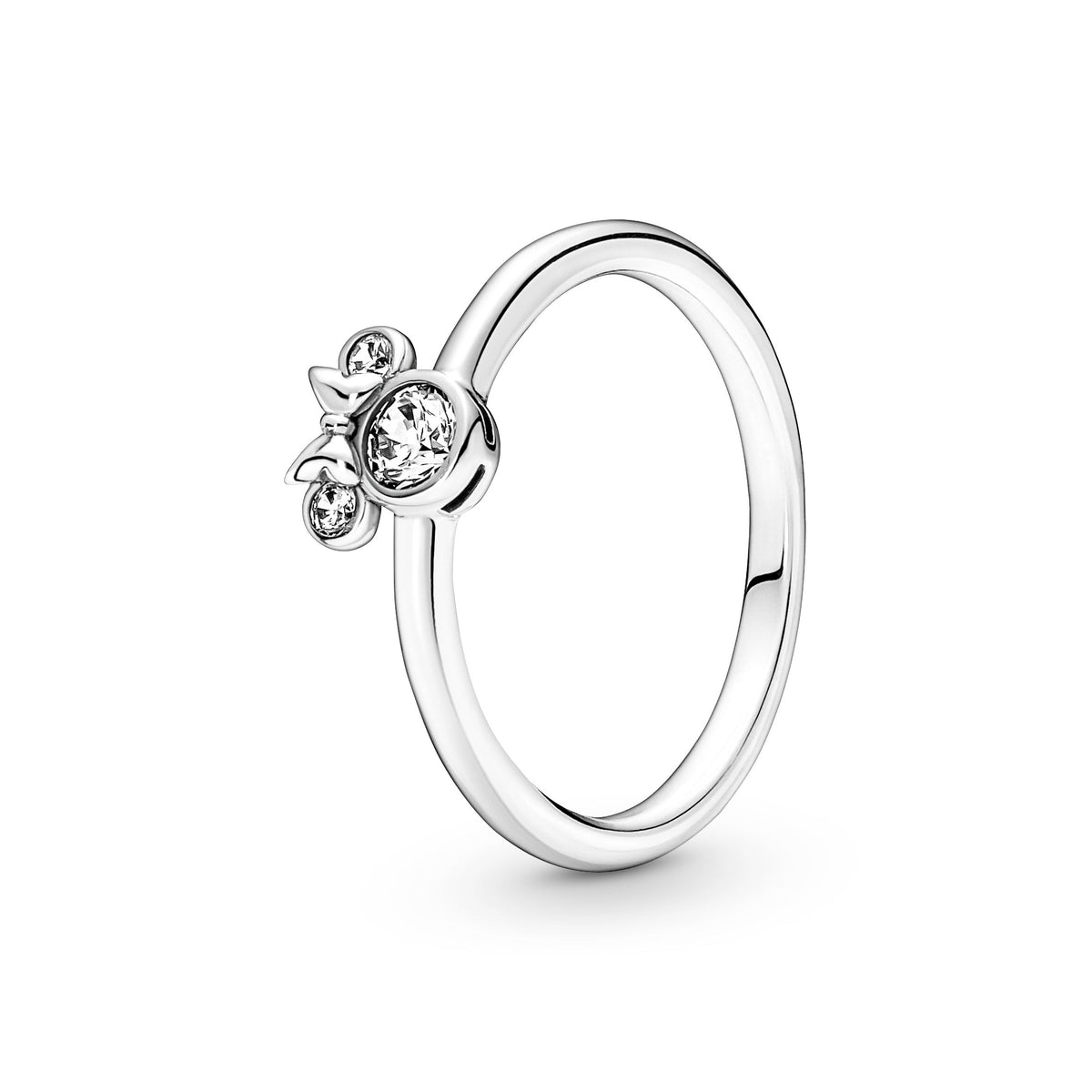 Ring – Sterling Silver – Disney Minnie Mouse Sparkling Head