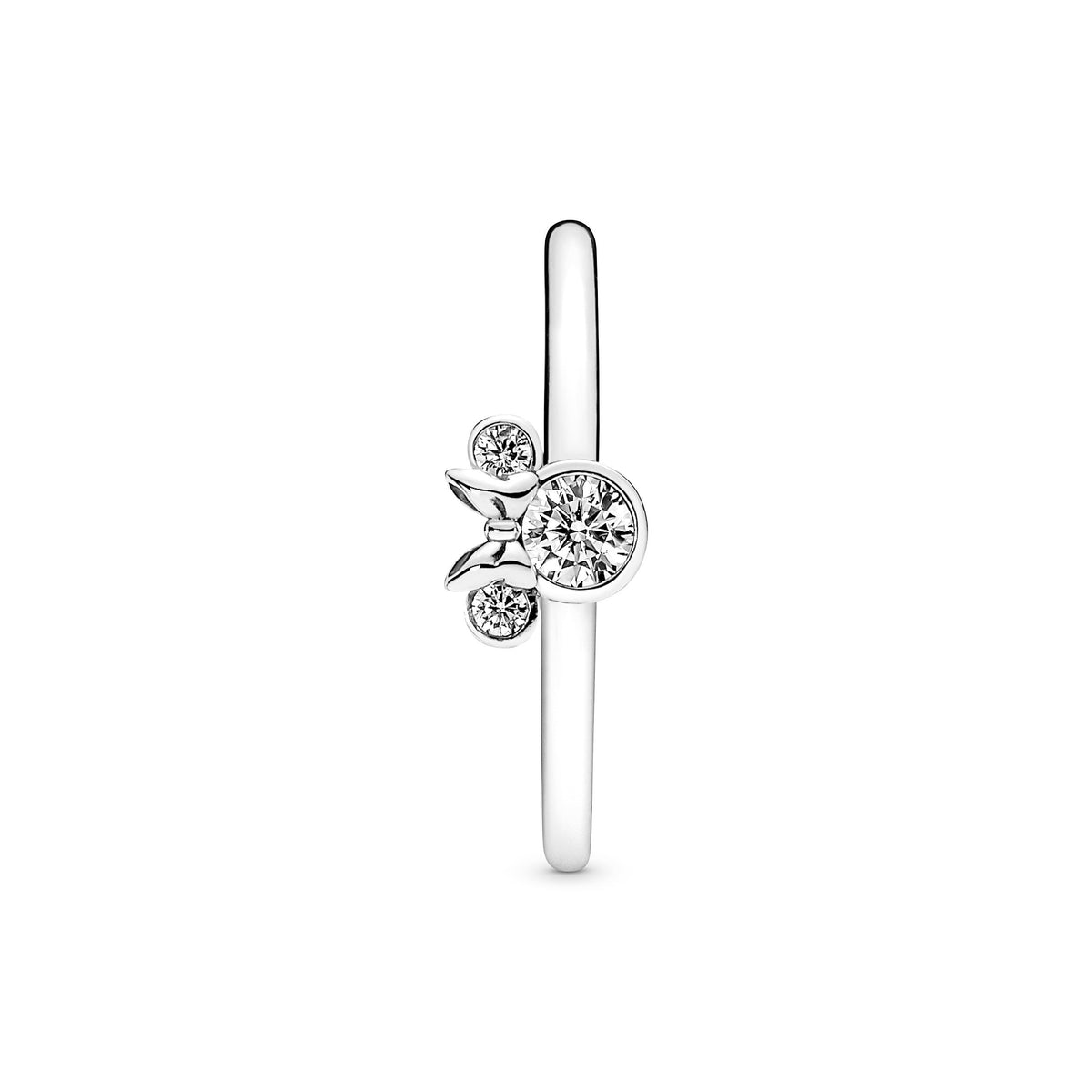 Ring – Sterling Silver – Disney Minnie Mouse Sparkling Head