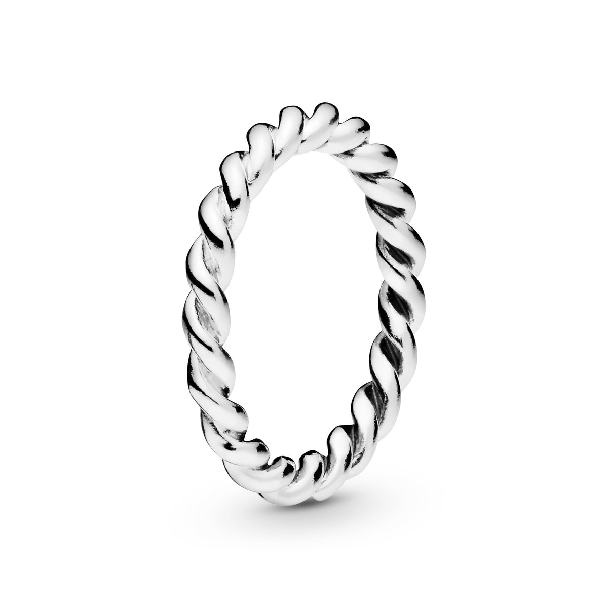 Ring – Sterling Silver – Twist Swirling Band