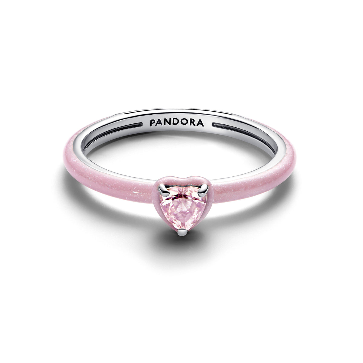 Ring – Sterling Silver – Pink Chakra Heart