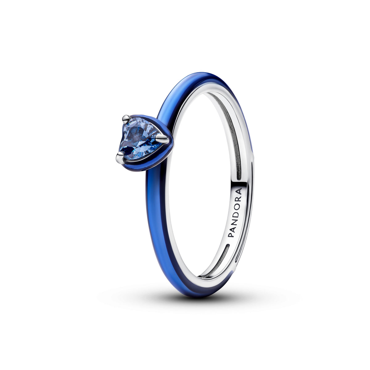 Ring – Sterling Silver – Blue Chakra Heart